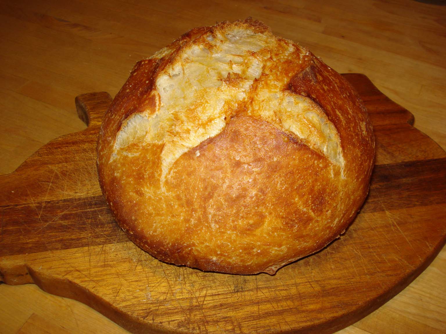 Hero image of finished rustic bread